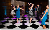 Thumbnail of black and white gloss dance floor