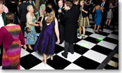 Thumbnail of black and white gloss dance floor