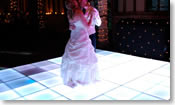 Thumbnail of black and white gloss dance floor